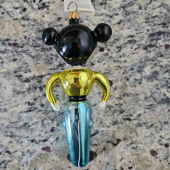 RARE VINTAGE CHRISTOPHER RADKO MICKEY MOUSE ITALIAN GLASS CHRISTMAS ORNAMENT - Picture 2 of 7